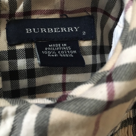 Vintage Burberry Smocked Dress - Picture 4 of 7